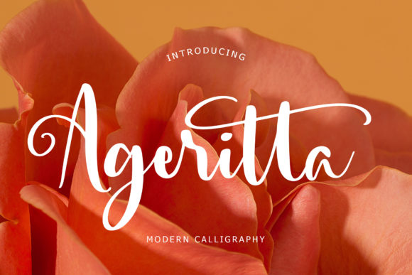 Ageritta: The Perfect Handwritten Font for Elegant Designs