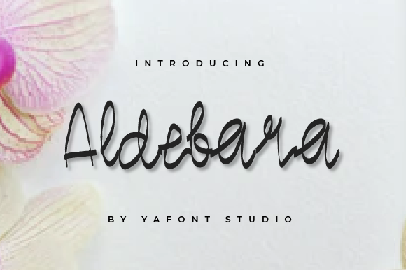 Aldebara: The Handwritten Font for Standout Campaigns