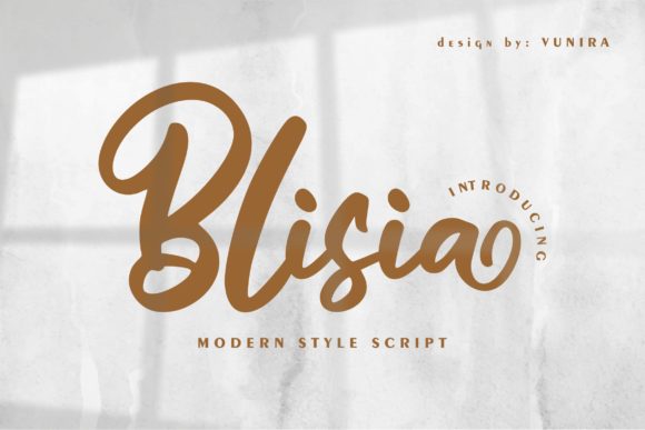 Blisia: A Script Font with Elegance and Versatility