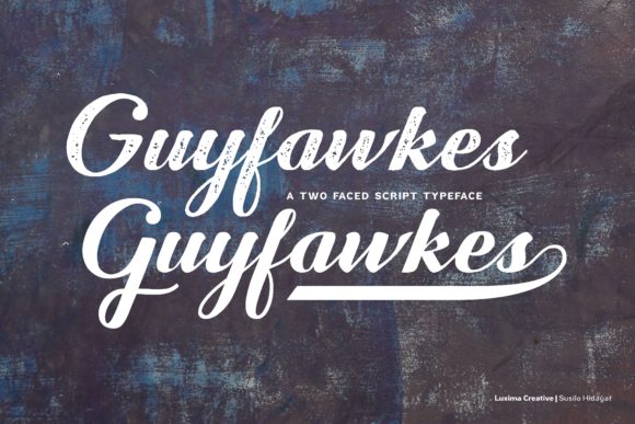 Bring Charm to Your Handmade Creations with Guyfawkes Font