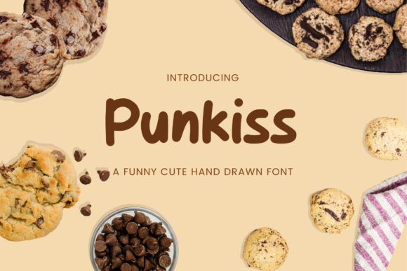 Bring Charm to Your Handmade Creations with Punkiss Font