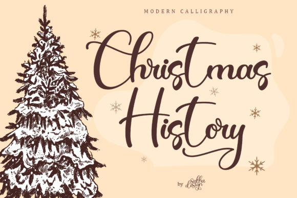 Christmas History: A Charming Handwritten Font for Holiday Branding