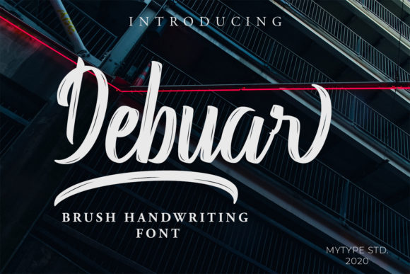 Debuar: Elevate Your Brand with a Flowing Handwritten Font