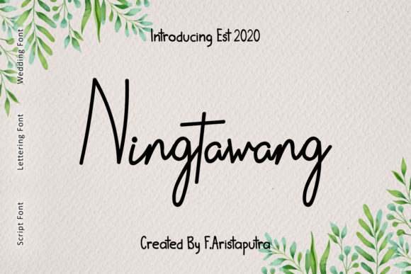 Discover Ningtawang: A Font for Elegant Editorial Design