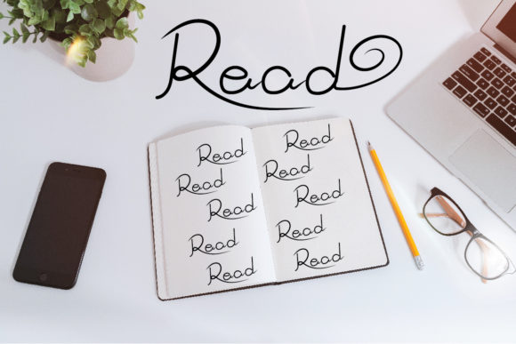 Discover Read: A Delicate Handwritten Font for Elegant Publishing