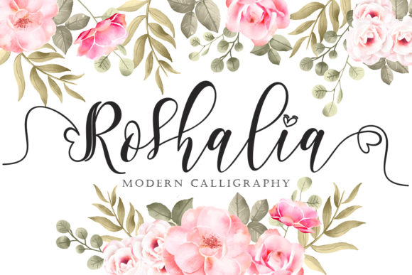 Discover Roshalia: A Romantic and Elegant Script Font