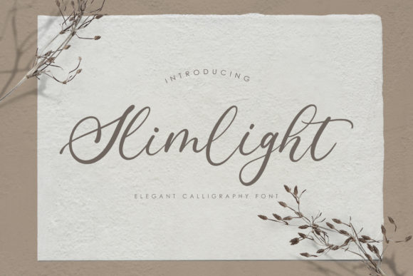 Discover Slimlight: A Versatile Handwritten Font for Creative Projects