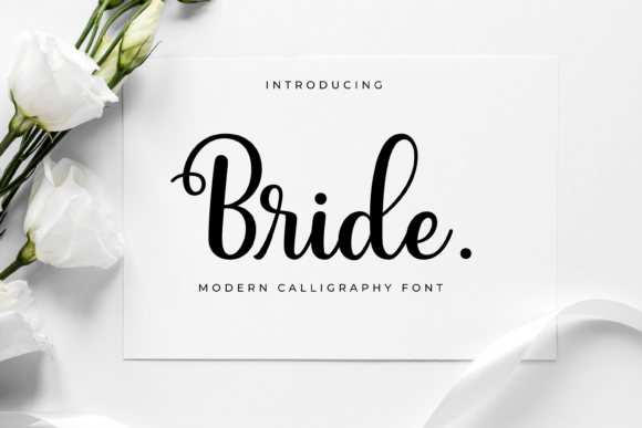 Discover the Elegance of Bride: A Modern Handwritten Typeface