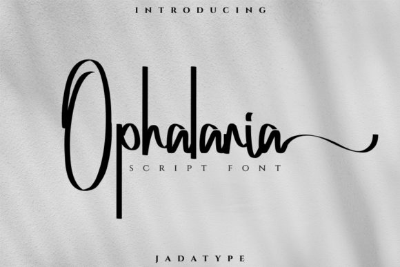Discover the Elegance of Ophalaria: A Modern Script Font