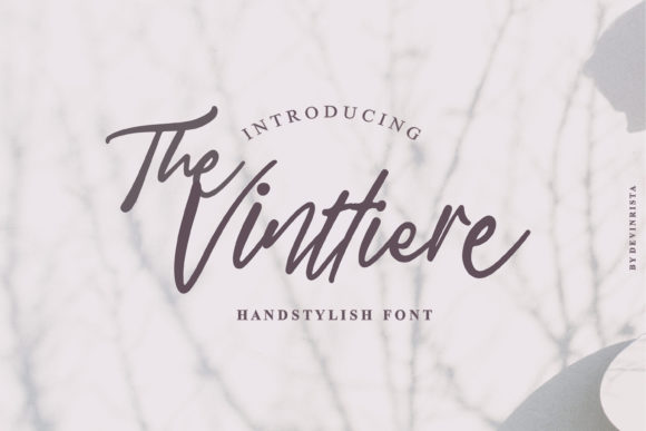Discovering The Vinttiere: A Modern Handwritten Font for Editorial Design