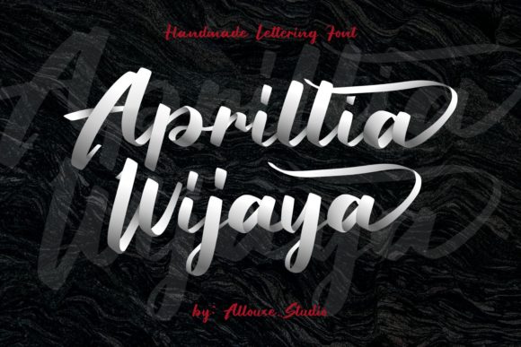 Enhance Your Brand with Aprillia Wijaya Font