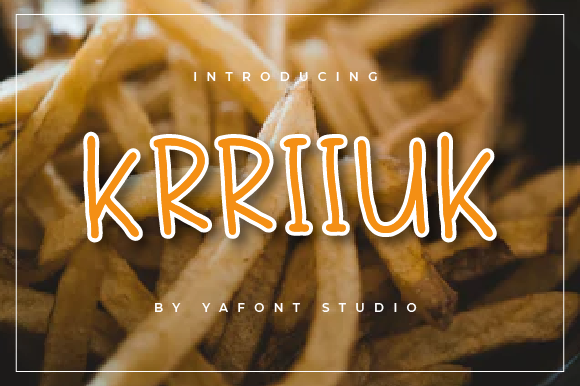 Enhance Your Brand with Krriiukk, the Playful Handwritten Font