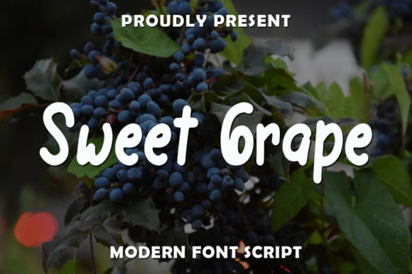 Explore Sweet Grape: A Charming Handwritten Font for Design