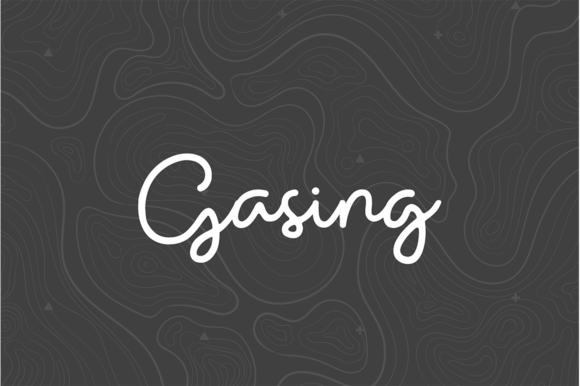 Gasing: A Handwritten Font for Engaging Campaigns