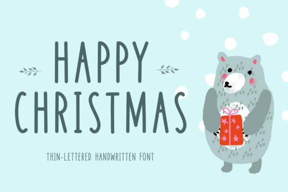 Happy Christmas: A Delicate Handwritten Font for Creative Projects