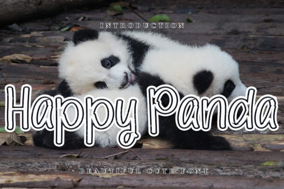 Happy Panda: A Whimsical Handwritten Font for Editorial Charm
