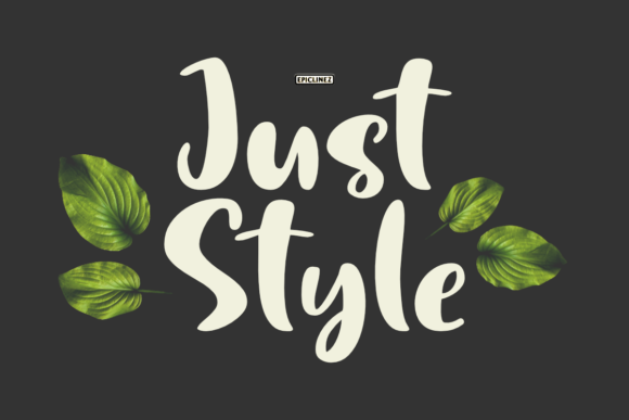 Just Style: A Premium Font for Creative Projects