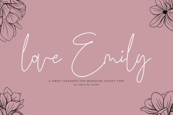 Love Emily: A Sweet Handwritten Script for Chic Branding