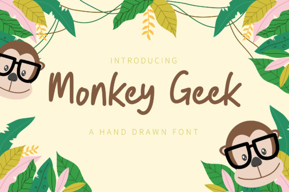 Monkey Geek: A Fun and Casual Handwritten Font for Engaging Campaigns