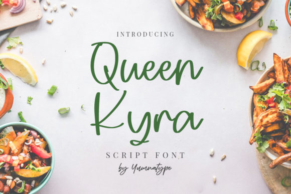 Queen Kyra: A Handwritten Font for Elegant Branding