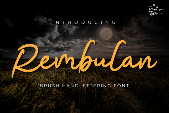 Rembulan: A Whimsical Font for Creative Branding