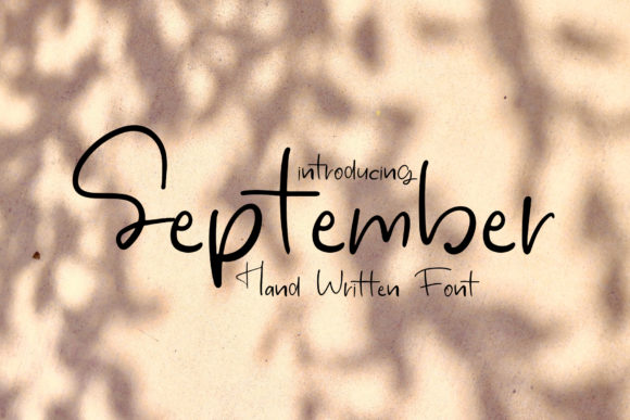 September: A Sweet and Dainty Font for Charming Branding