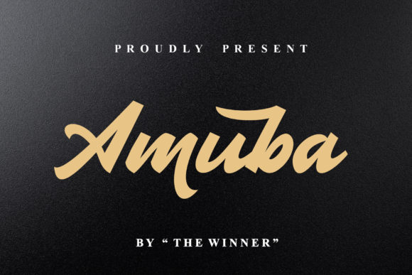 Transform Your Brand with Amuba: A Bold and Brushed Font