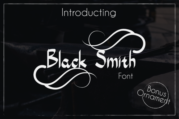 Transform Your Brand with the Black Smith Font