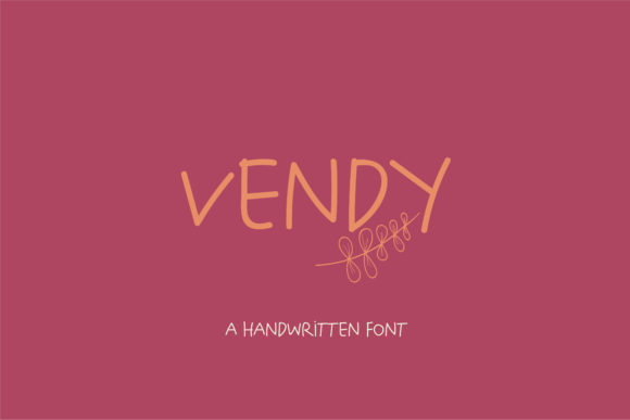 Vendy: A Script Font with Modern Elegance
