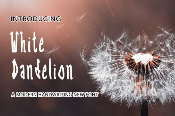 White Dandelion: A Handwritten Font for Charming Branding